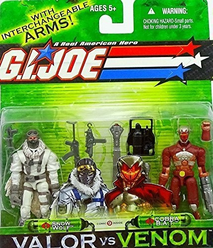 Figuras De Acción G.i Joe Snow Wolf Vs. Cobra B.a.t. 3.75 