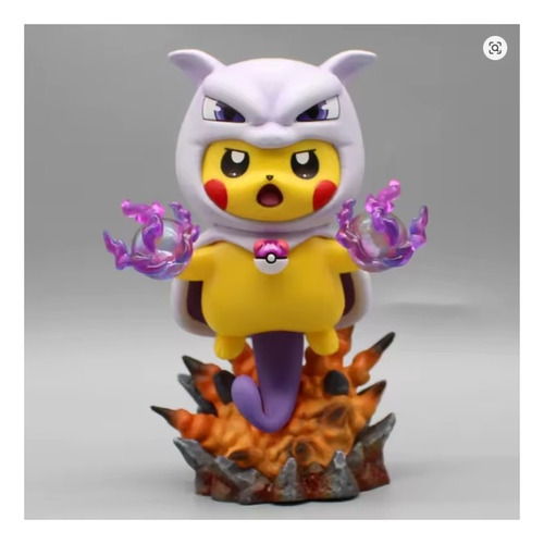 Figura Anime Coleccion Pokemon Gk Pikachu Mewtwo Cosplay