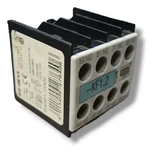 Contact Auxiliaire Siemens 3RH1911-1FA20 – 2NO 10A AC/DC – Neuf Sous Emballage
