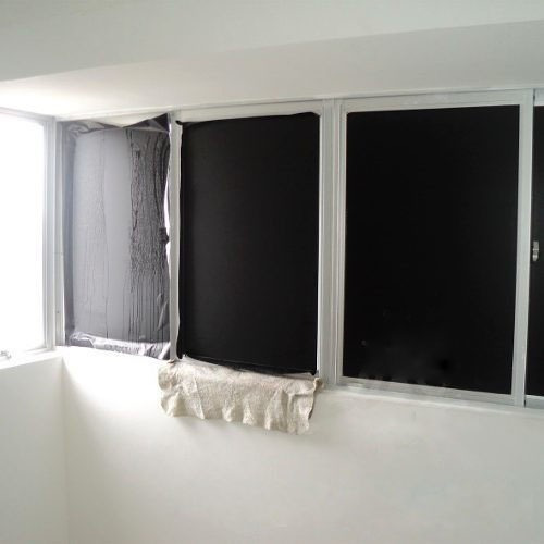 Adesivo Blackout Bloqueia Luz Solar Porta Janela - 1m X 50cm