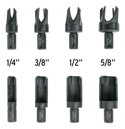 Juego De 8 Brocas Clavacote Para Madera Sacabocados