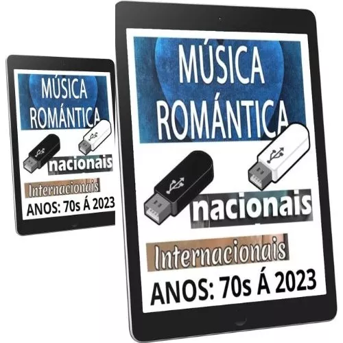 Pen Drive com Músicas ANOS 70, 80, 90 Internacionais - Mega Músicas