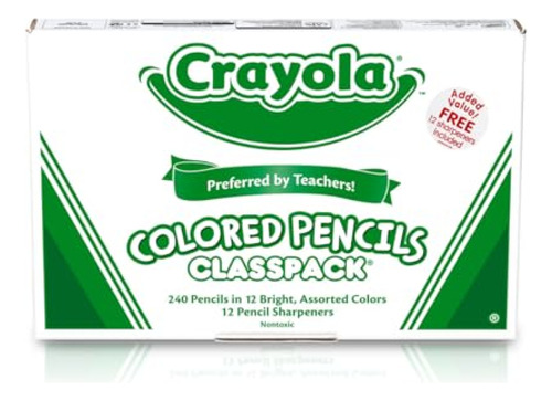 Set De Lapices  Crayola Lápices De Colores Classpack (240 Un