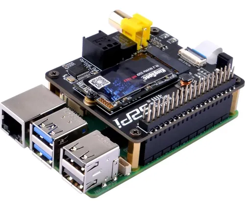 Placa De Expansión Geeekpi Nvdigi Para Raspberry Pi 5 Hifi