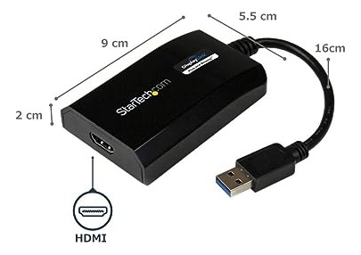 Startech Com Externo Multi Monitor Hd 1080p Usb 30 Un Hdmi A
