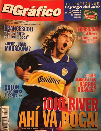 El Gráfico, N° 4041  Revista Fútbol Argentino, Cb