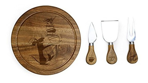 Madera De Acacia Tabla De Cortar Set Con Herramientas