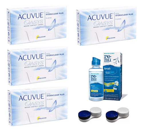 Lente De Contato Acuvue Oasys Combo 4 Caixas Entrega Rápida