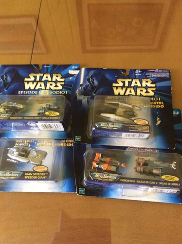 Star Wars Lote De Vehículos De Carrera Micromachines 1998