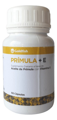 Primula + Vitamina E | Goldfish | X 60 Capsulas (onagra) Sabor Neutro