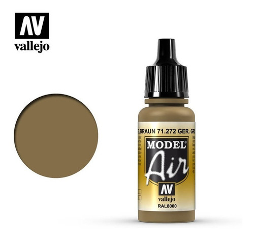 Tinta German Yellow Brown 71272 Model Air Vallejo Modelismo