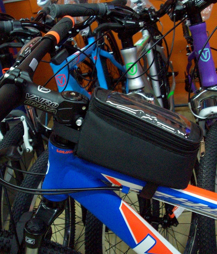 Imagen 3 de 5 de Bolso Porta Celular Delantero Para Bicicleta Mediano