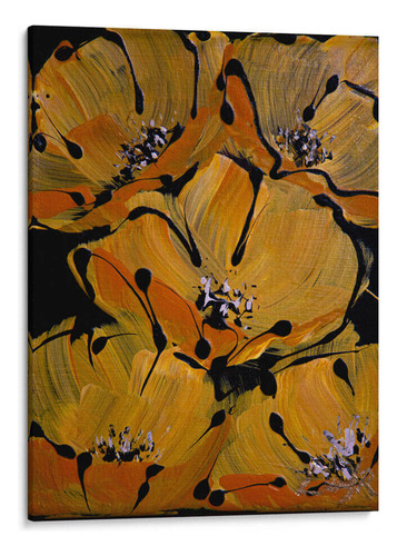 Canvas Lab Cuadro Papaver Jaune 60x80, David Ríos