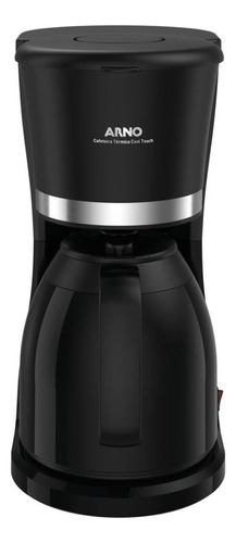 Cafeteira Arno Cool Touch semi automática preta-fosco de filtro 127V