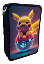Comprar Pikachu New Pokebola Pokemon Cartucheras 2 Pisos Con Nombre