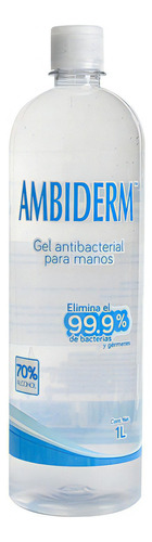 Gel Antibacterial Ambiderm Pack Con 2 Frascos De 250 Ml C/u Fragancia Sin fragancia