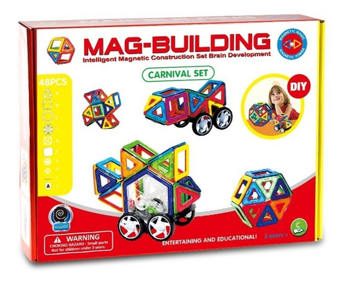 Bloques Magnéticos Mag Building 48 Piezas