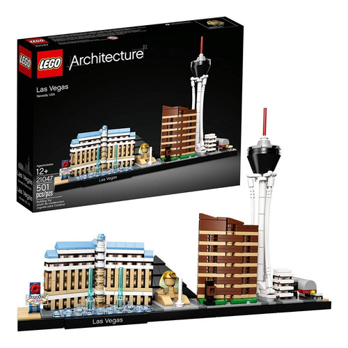 Lego Architecture 21047 Cidade De Las Vegas Original