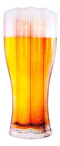 Cama Inflable En Forma De Cerveza Salvavidas Para Alberca