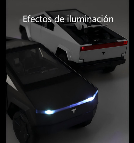Modelo De Juguete Metal Tesla Cybertruck Rv Carros Coleccion