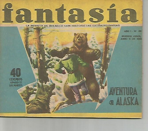 Revista / Fantasia / N° 49 / Año 1951 / Aventura En Alaska /