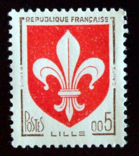Francia - Sello Yv. 1230 Escudo Lille Mint L4400