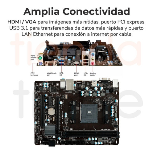 Imagen 5 de 8 de Pc Cpu Nueva Computadora Escritorio Armada Disco Ssd Velocidad