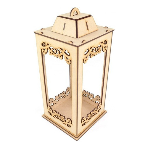 Farol Centro De Mesa Mdf 10 Pz