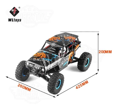 Automodelo Wltoys Jeep Violence 10428 A2 Off road 4x4 Crawle