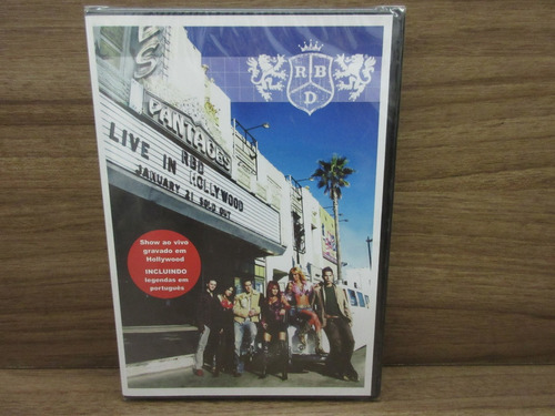 Dvd - Rbd Live In Hollywood - January 21 Sold Out - Novo