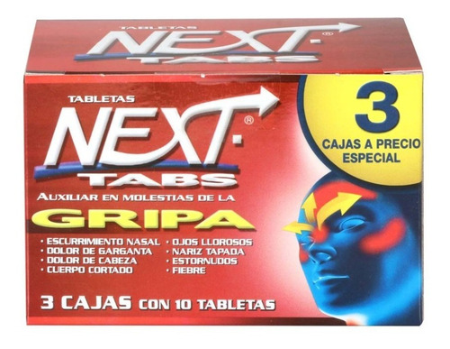 Antigripal Next Con 30 Tabletas