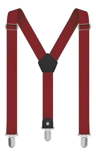 Tirantes Para Hombre Ajustables - Colores - Grin Accs Color Tinto