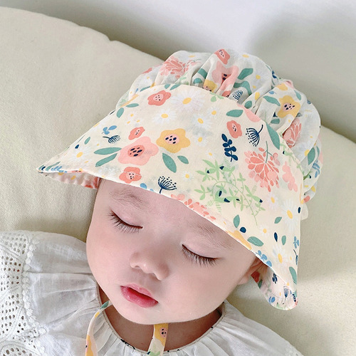 Gorro De Bebé Algodón Puro Recién Nacido Niña Gorro Baotou