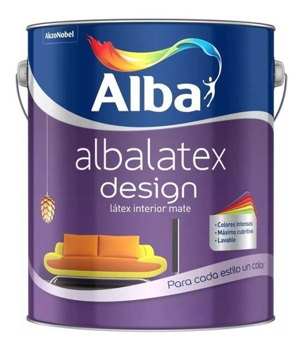 Albalatex Design Color Latex Interior Colores 4 L Pmigu