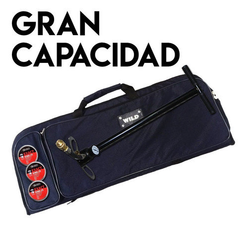 Imagen 5 de 10 de Funda Para Rifle Bullpup Para Inflador Acolchada 90 Cm
