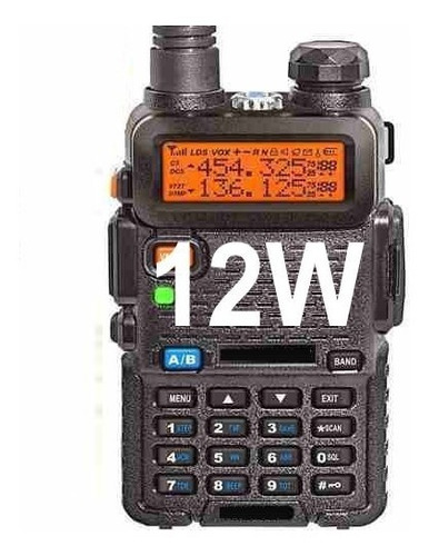 Radio Ht 12w Baofeng Uv 5r Dual Band Fm Uhf Vhf Profissional