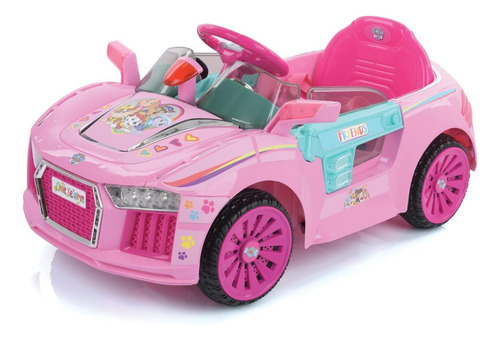 Carro Eléctrico Montable Paw Patrol 6v Con Luces Led