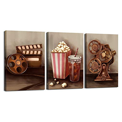 - Extra Large 3 Piece Painting Wall Art Classic Old Fas...