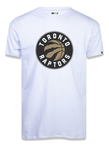 Camiseta Toronto Raptors Basic Logo Nba Branco - New Era 