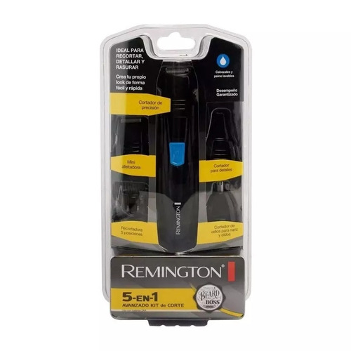 Imagen 10 de 11 de Corta Barba Pelos Nariz Y Oido 5 En 1 Remington Pg181