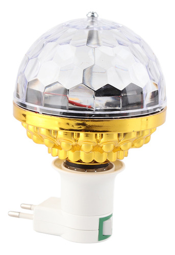 Colorida Bola Giratoria Dj Crystal Rgb Party Disco Led