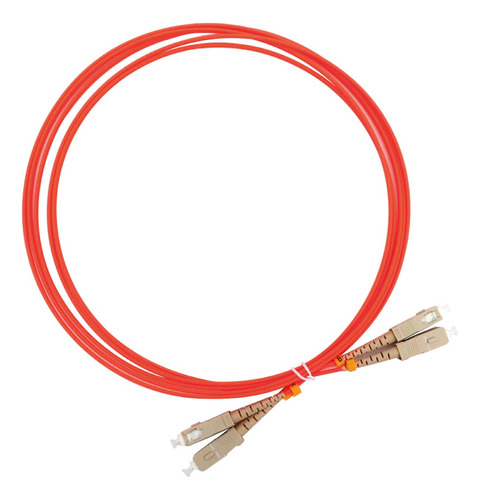 Sc/sc 1 Mts Om1 Multimodo Duplex Fibra Óptica Patch Cord