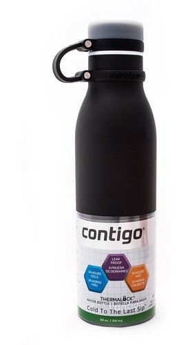 Botella  Contigo Matterhorn Negro Rcmdr