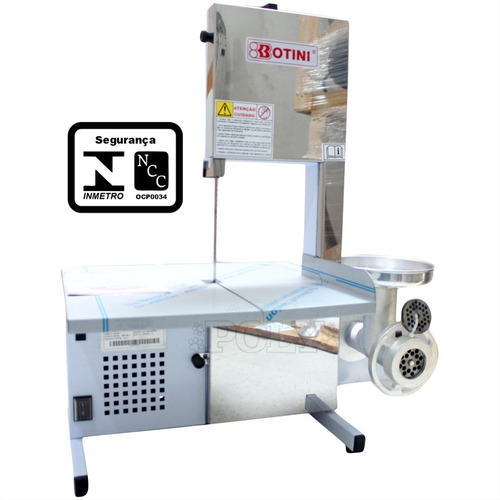 Serra Fita Bancada Com Moedor De Carne Inox Frete Grátis