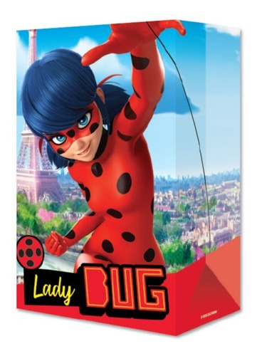 Bolsita Para Dulces Lady Bug Miraculous (bond Pq C/10 Pz)