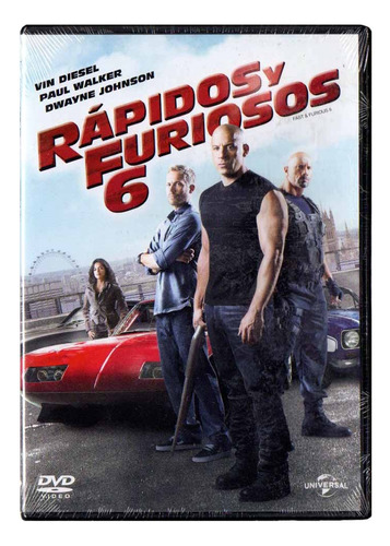 Rápidos Y Furiosos 6 Película Dvd