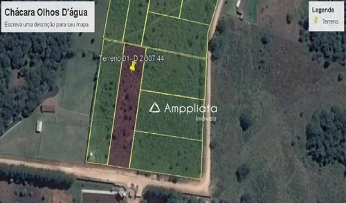 Chácara À Venda, 2307 M² Por R$ 255.000,00 - Chácaras Olhos D´água - Campina Grande Do Sul/pr - Ch0068