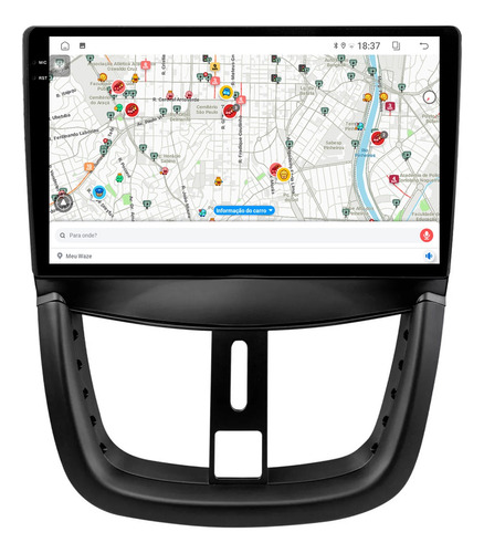 Multimídia Peugeot 207 9p Aikon Electron Carplay 2/64gb Voz
