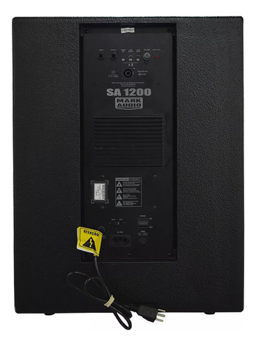 Alto-falante Mark Audio SA1200 preto 127V