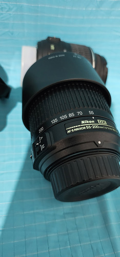 Nikon D3100 Lente 18-55 + 55-200 + Cartão 16gb Preto (Usado)